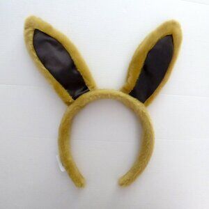 NEW PLUSH FUZZY RABBIT EASTER BUNNY EARS HEADBAND LINDT CHOCOLATE BRAND